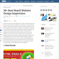Best Html5 Website Design Inspiration