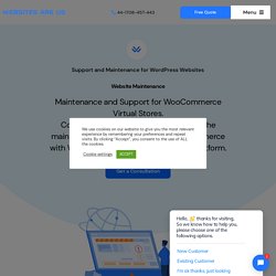 Website Maintenance - Websites Are Us
