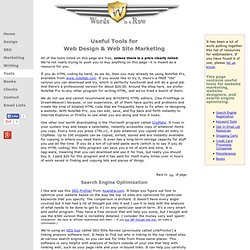 Website Marketing - Free Tools - Marketing Web Site