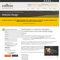 Website Design, Online Marketing Services