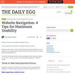 Website Navigation: 4 Tips for Maximum Usability