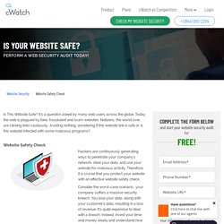 Free Online Website Safety Checker Tool