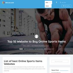 Top 10 Website to Buy Online Sports Items