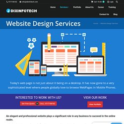 best web design company- dixinfotech