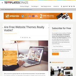 Are Free Website Themes Really Viable?