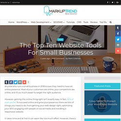 Top 10 Website Tools For Small Businesses