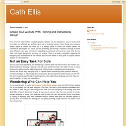 Cath Ellis: Create Your Website With Training and Instructional Design