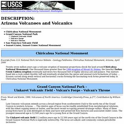 CVO Website - Arizona Volcanoes and Volcanics