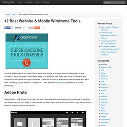 12 Best Website & Mobile Wireframe Tools