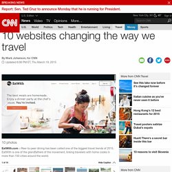 10 websites changing the way we travel