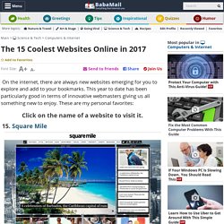 The 15 Coolest Websites Online in 2017