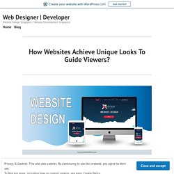 Creative designs provide uniqueness to the website.