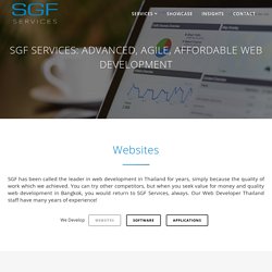 Websites we develop - SGF Services