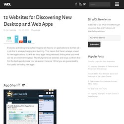 12 Websites for Discovering New Desktop and Web Apps