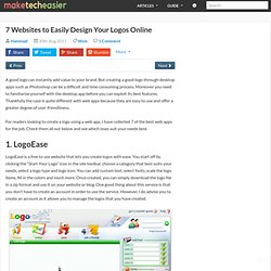 7 Websites to Easily Design Your Logos Online - StumbleUpon