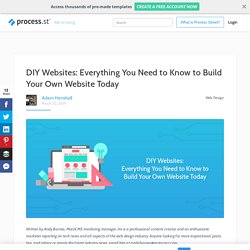 DIY Websites: Everything You Need to Know to Build Your Own Website Today
