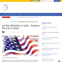 50 Top Websites in USA - Explore the List in 2020 - TechnoMusk