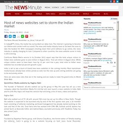 Host of news websites set to storm the Indian market
