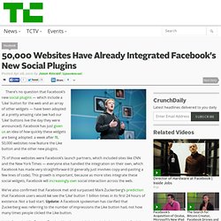 50,000 Websites Have Already Integrated Facebook’s New Social Pl