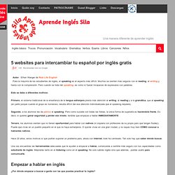 5 websites para intercambiar tu español por inglés gratis