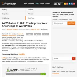 44 Websites to Help You Improve Your Knowledge of WordPress