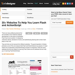 20+ Websites To Help You Learn Flash and ActionScript