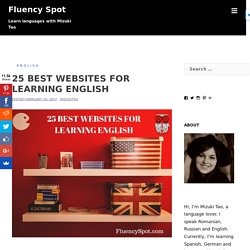 25 BEST WEBSITES FOR LEARNING ENGLISH - Fluency Spot