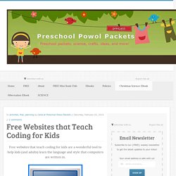 Free Websites that Teach Coding for Kids