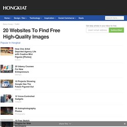 20 Websites To Find Free High-Quality Images