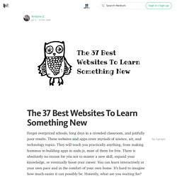 The 37 Best Websites To Learn Something New — Life Learning