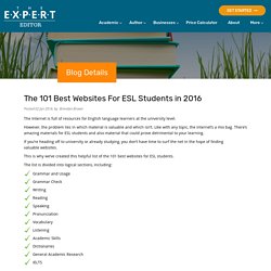 The 101 Best Websites for ESL Students in 2016