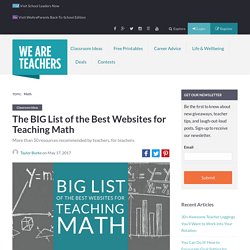 Best Websites for Teaching Math: More Than 50 Resources!
