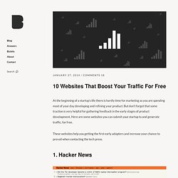 10 Websites That Boost Your Traffic For Free