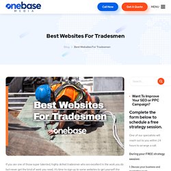Best Websites For Tradesmen / Apps & Websites To Advertise On □️
