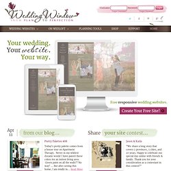 Wedding Websites - Free Planning Tools - Free Wedding Website Trial