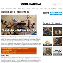 10 Websites To Get Your Drink On
