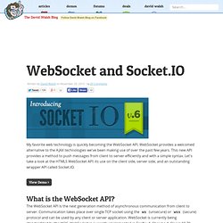 WebSocket and Socket.IO