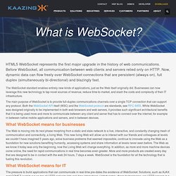 What is WebSocket? » Heart of the Living Web