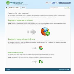 Website Reputation Community against fraud and badware