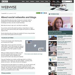 WebWise - What is blogging, and how do I get a blog?