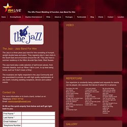 Wedding Jazz Band For Hire - Jazz Bands London, Sussex & UK