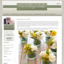 Wedding Belles » Blog Archive » Spring Flower D.I.Y
