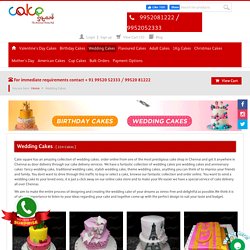 Wedding Cakes Online Chennai