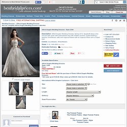 Alfred Angelo Wedding Dresses - Style 2300 [2300] - $1,199.00