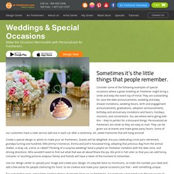 Clever Ideas for your next Wedding, Event, or Interests