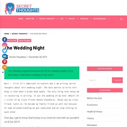 what happens on wedding night