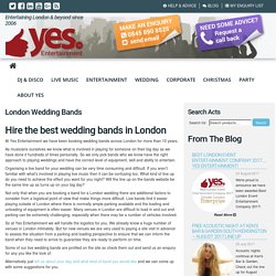 Wedding Bands London, Party Bands London