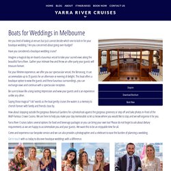 Wedding Cruise Packages Melbourne