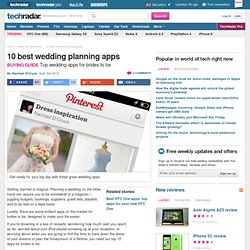 10 best wedding planning apps
