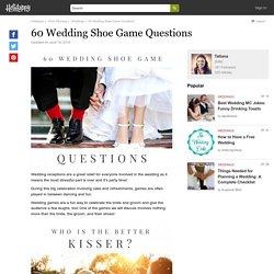 60 Wedding Shoe Game Questions